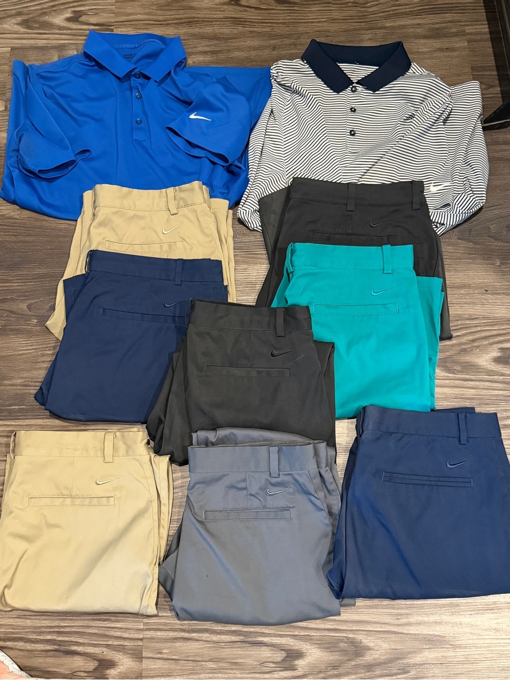Nike Golf Performance Bundle Golf/Chino Pants, Shorts, and Polos